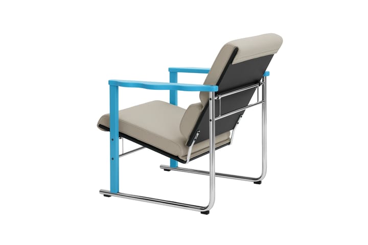 Poltrona lounge Experiment 502, Blue-light beige Hem