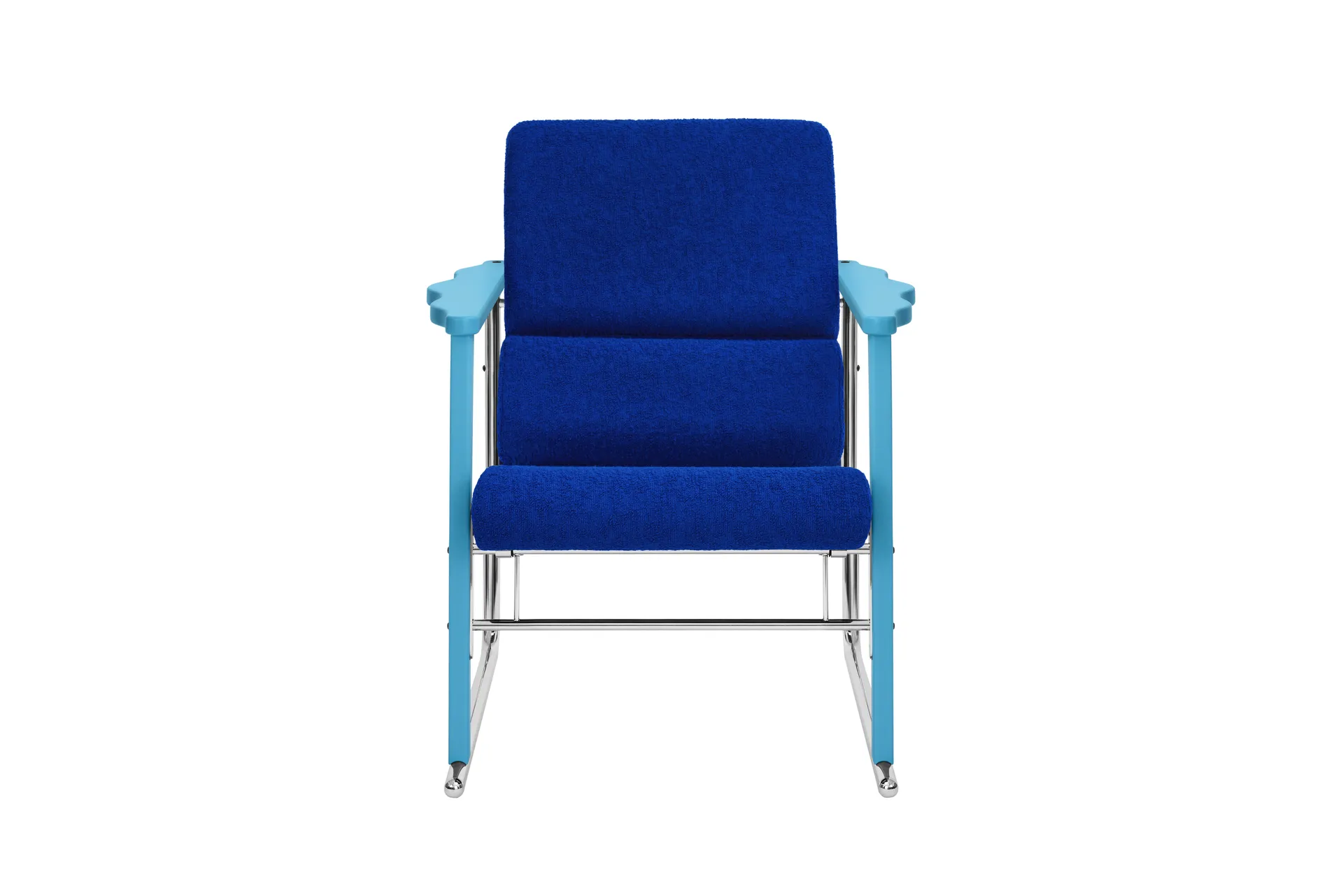 Poltrona lounge Experiment 502, Blue-ultramarine Hem
