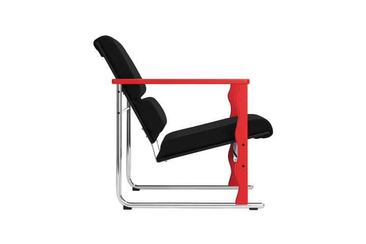 Poltrona lounge Experiment 503, Red-black Hem