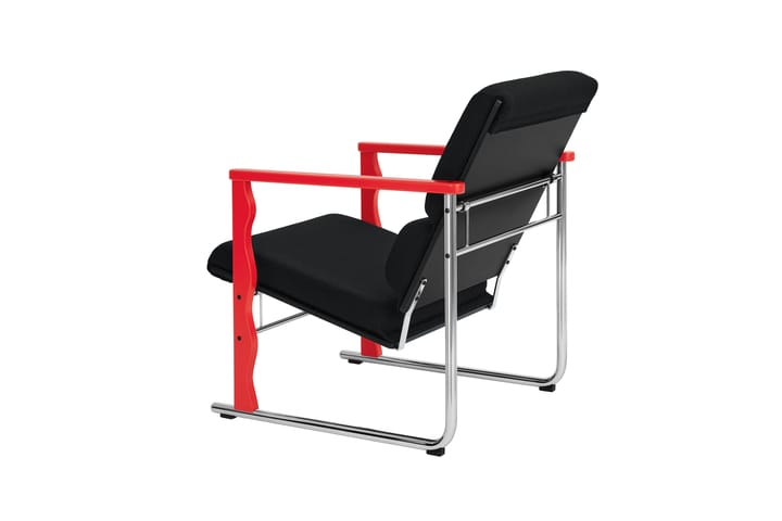 Poltrona lounge Experiment 503, Red-black Hem