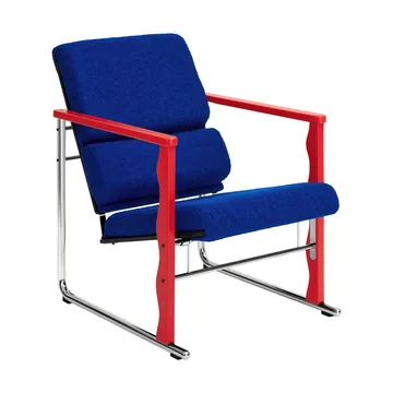 Poltrona lounge Experiment 503 - Red-ultramarine - Hem