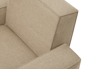 Poltrona lounge Hunk con braccioli - Beige - Hem