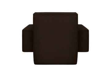 Poltrona lounge Hunk con braccioli - Chocolate - Hem