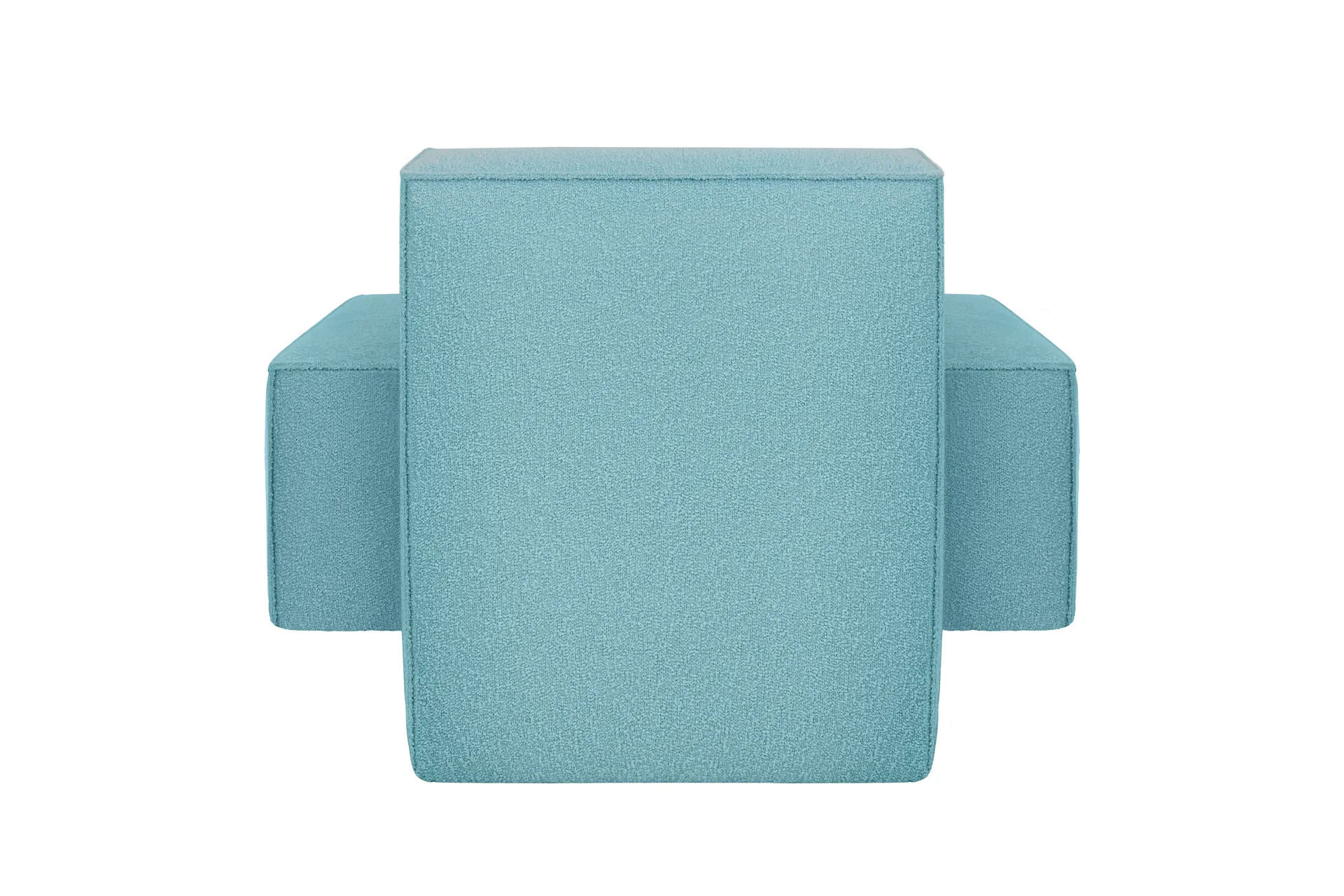 Poltrona lounge Hunk con braccioli, Icicle Hem