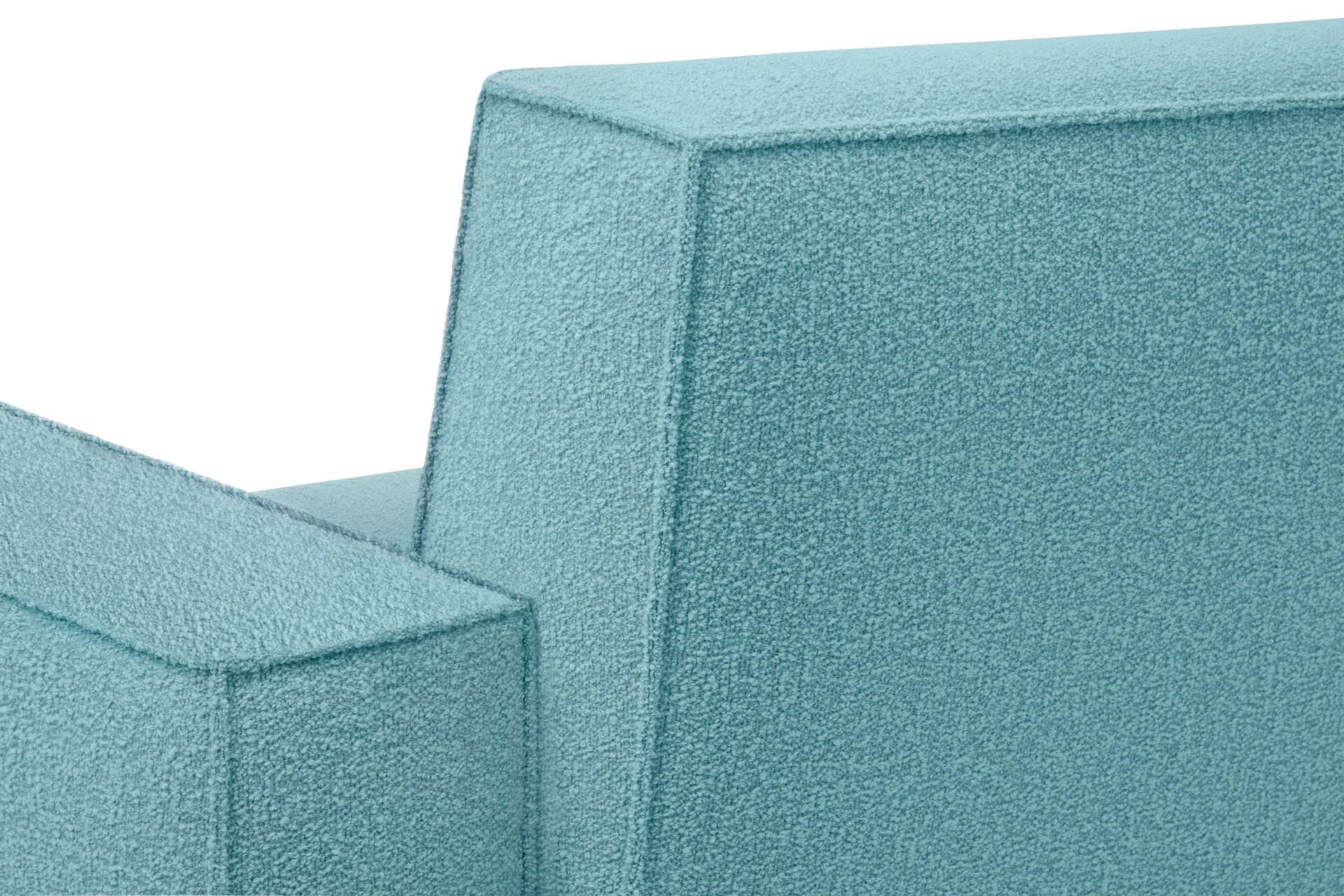 Poltrona lounge Hunk con braccioli, Icicle Hem