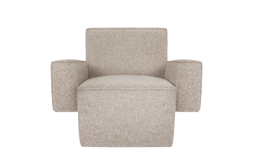 Poltrona lounge Hunk con braccioli - Swan - Hem