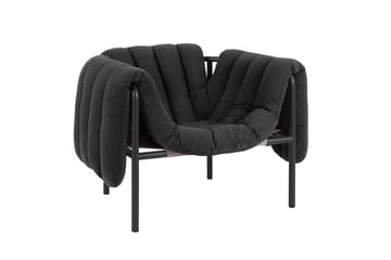 Poltrona lounge Puffy - Anthracite-black grey - Hem
