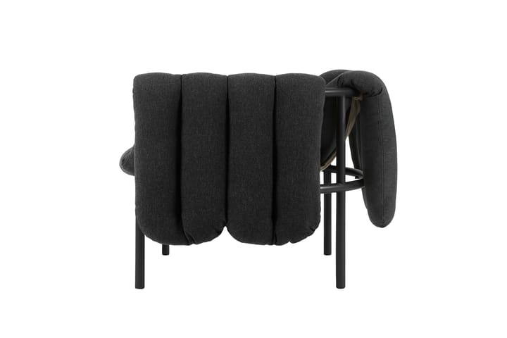 Poltrona lounge Puffy, Anthracite-black grey Hem