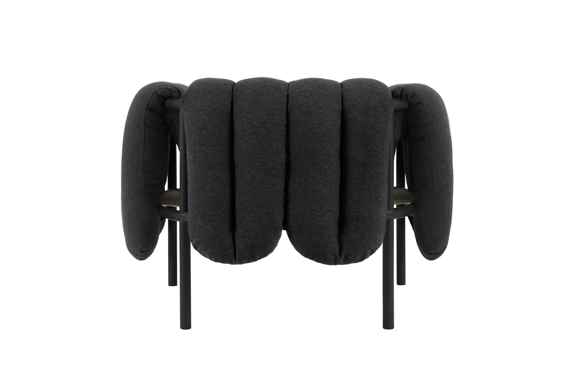 Poltrona lounge Puffy, Anthracite-black grey Hem