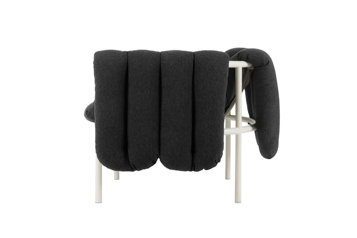 Poltrona lounge Puffy, Anthracite-cream Hem