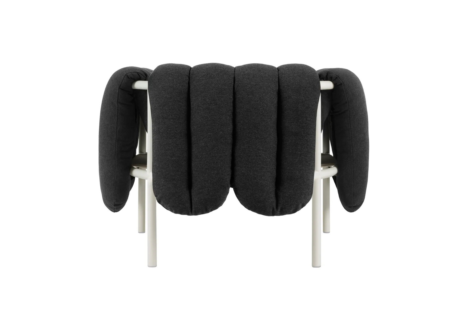 Poltrona lounge Puffy, Anthracite-cream Hem