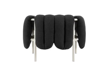 Poltrona lounge Puffy - Anthracite-cream - Hem