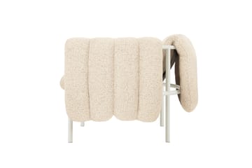 Poltrona lounge Puffy - Eggshell-cream - Hem
