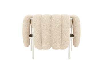 Poltrona lounge Puffy - Eggshell-cream - Hem