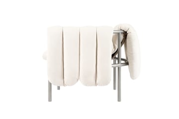 Poltrona lounge Puffy - Natural-acciaio inossidabile - Hem