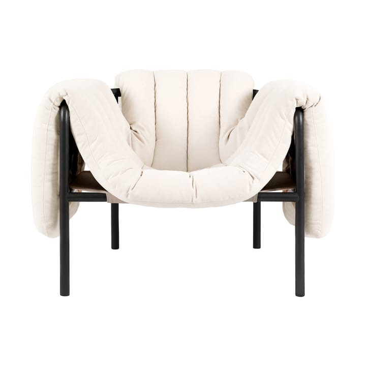 Poltrona lounge Puffy - Natural-black grey - Hem