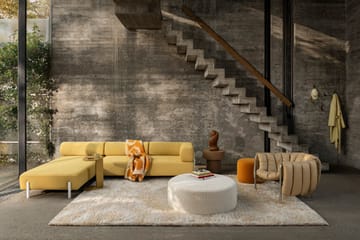 Poltrona lounge Puffy - Sawdust-acciaio inossidabile - Hem