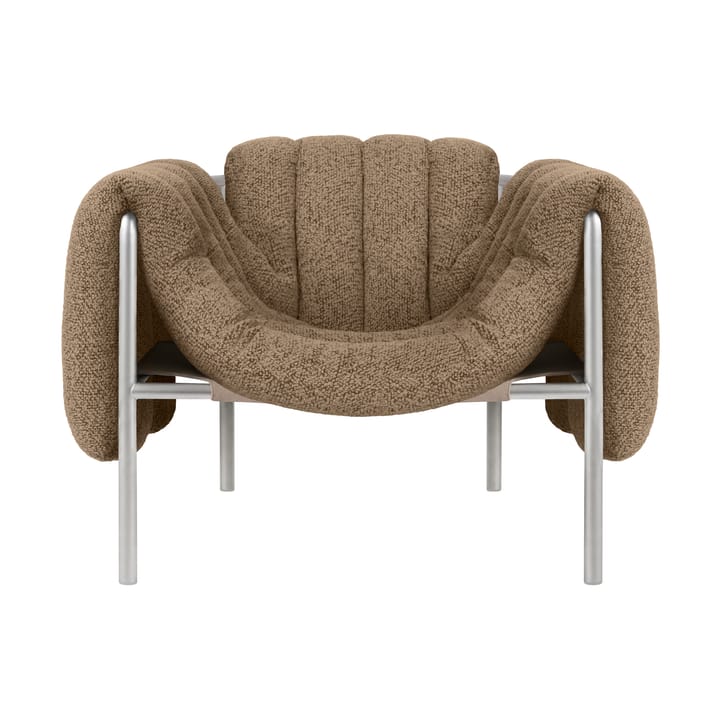 Poltrona lounge Puffy - Sawdust-acciaio inossidabile - Hem