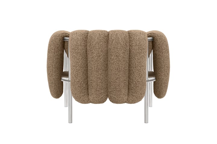 Poltrona lounge Puffy, Sawdust-acciaio inossidabile Hem