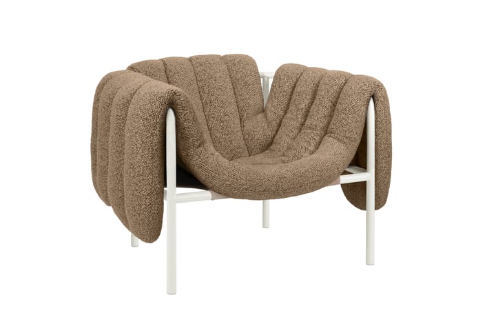Poltrona lounge Puffy, Sawdust-cream Hem