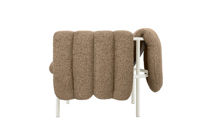 Poltrona lounge Puffy, Sawdust-cream Hem