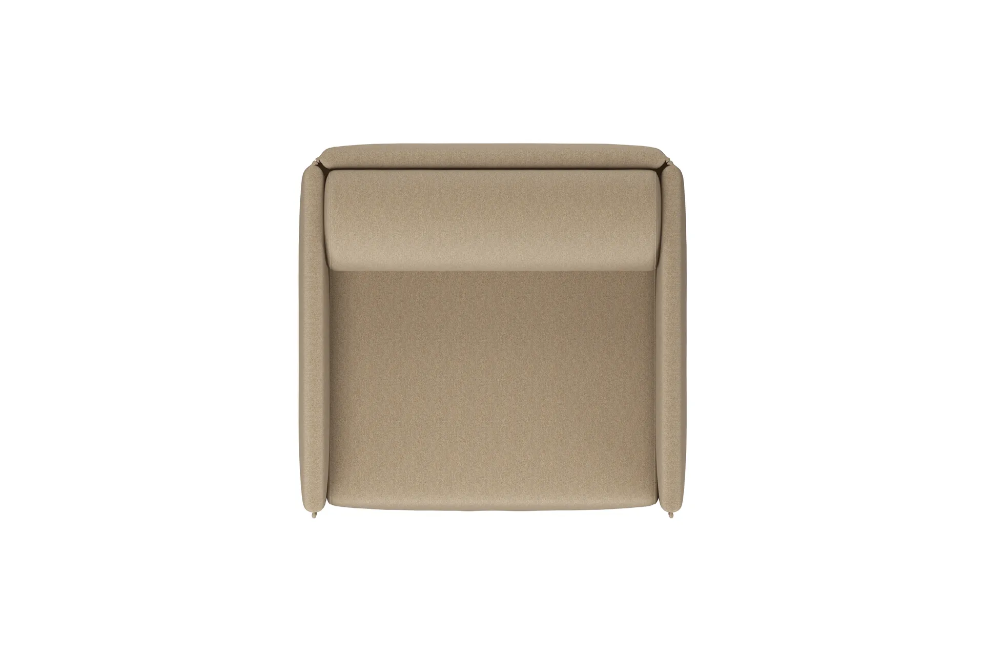 Poltrona Palo Block Single-seater Low, Beige Hem