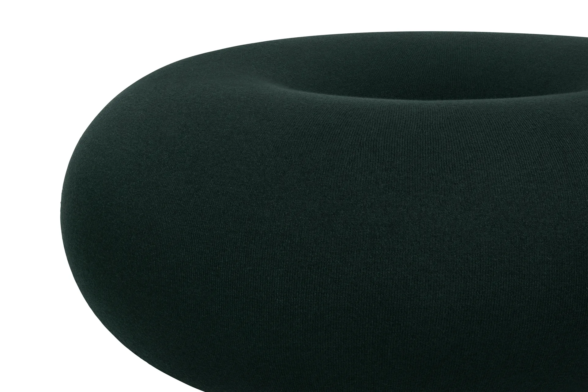 Pouf Boa Ø114 cm, Pine green Hem