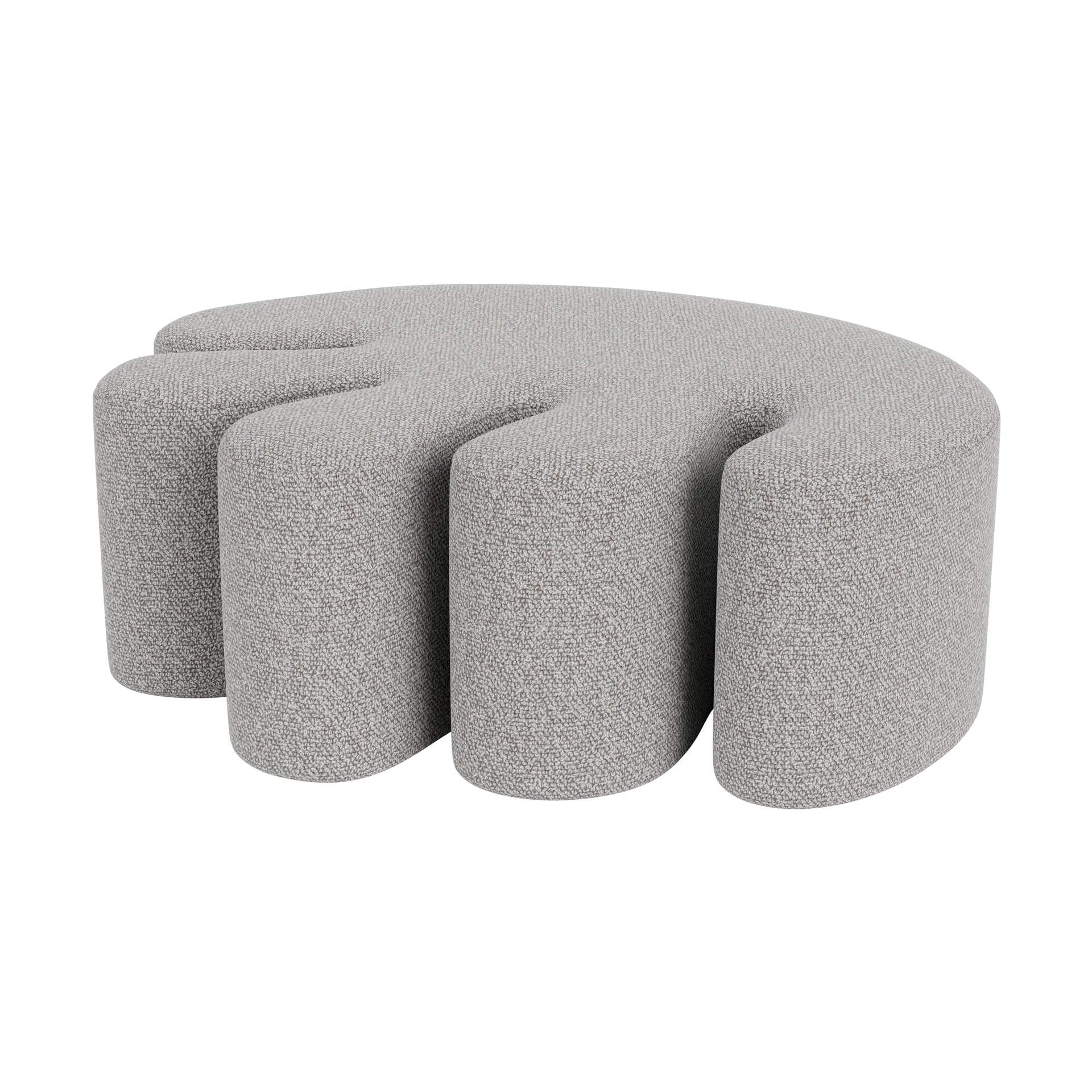 Pouf Palma Large 99x118 cm, Pebble Hem