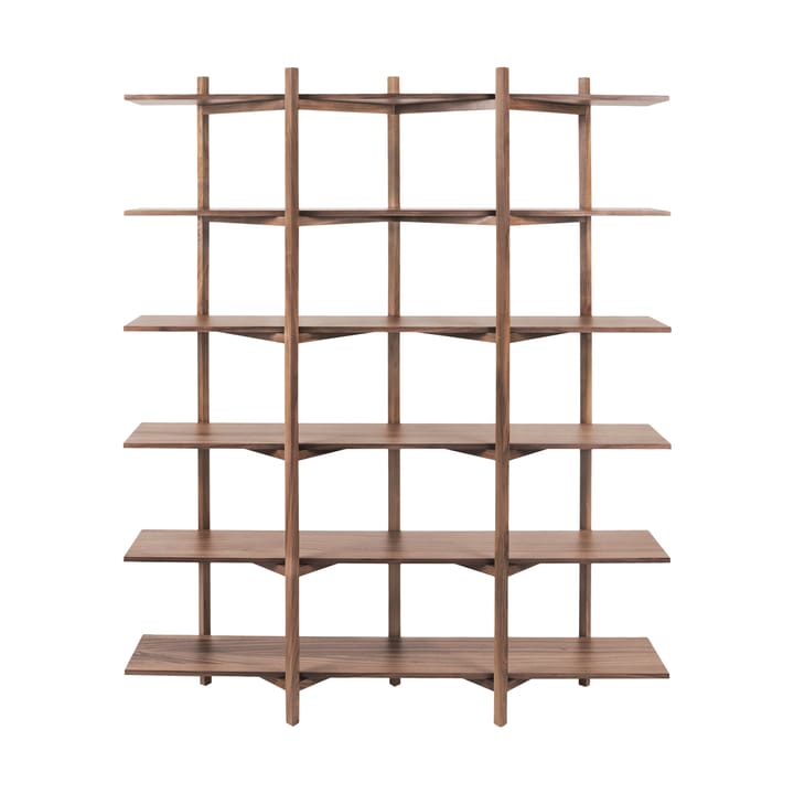 Scaffale Zig Zag High 175x214 cm - Noce - Hem