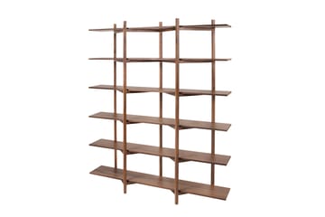 Scaffale Zig Zag High 175x214 cm - Noce - Hem
