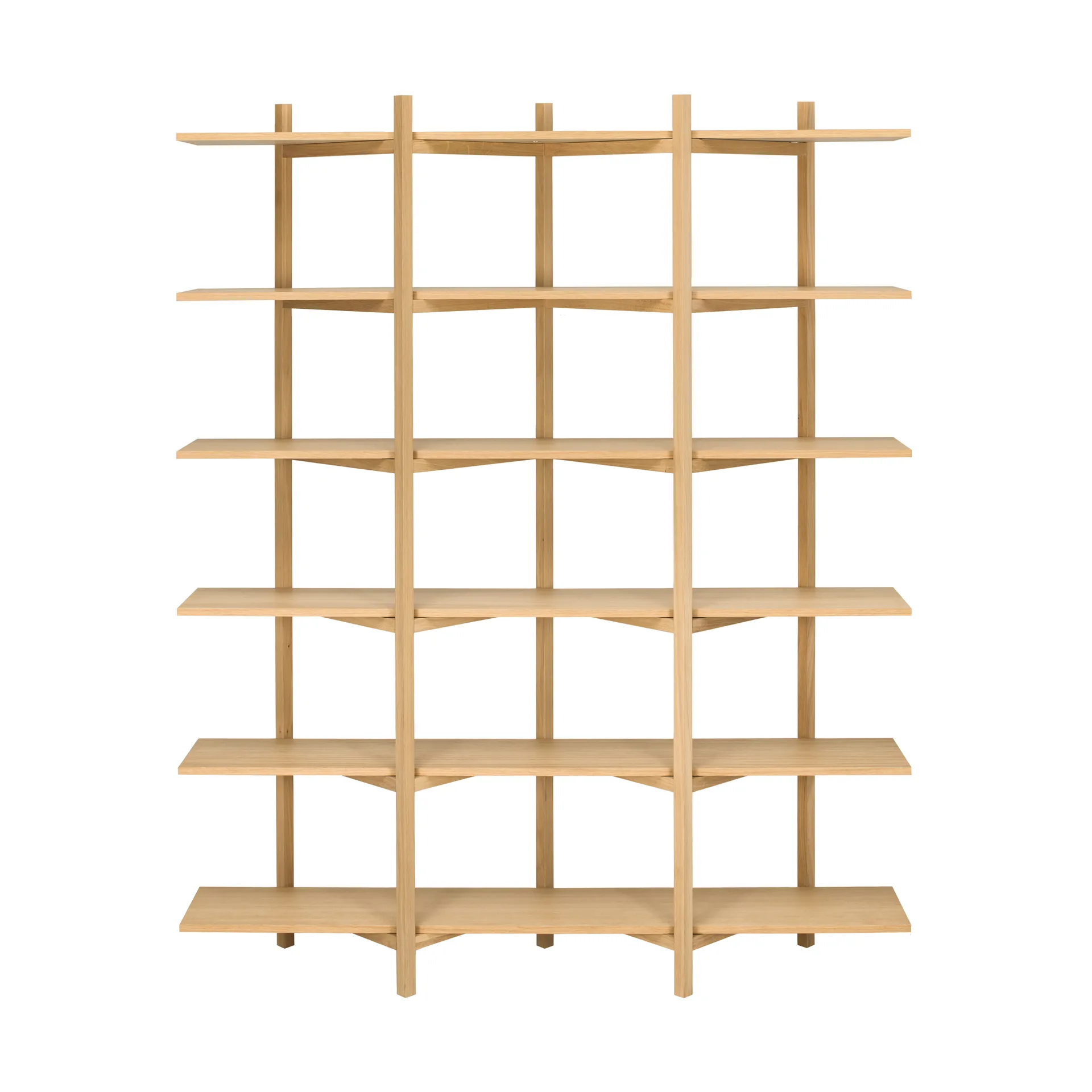 Scaffale Zig Zag High 175x214 cm, Rovere Hem