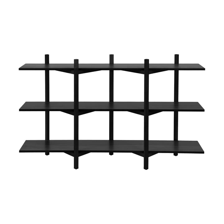 Scaffale Zig Zag Low 175x100 cm - Black - Hem