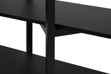 Scaffale Zig Zag Low 175x100 cm - Black - Hem