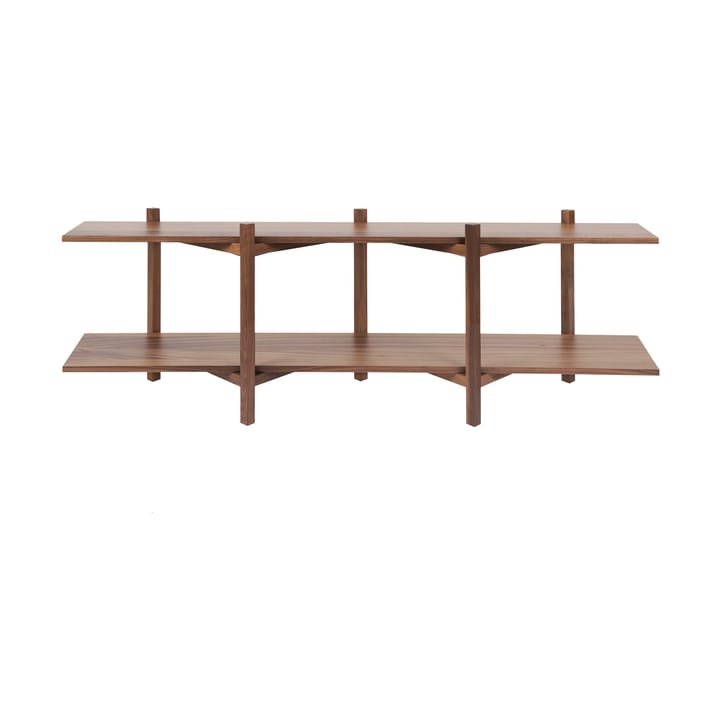 Scaffale Zig Zag Media 194x57 cm - Noce - Hem