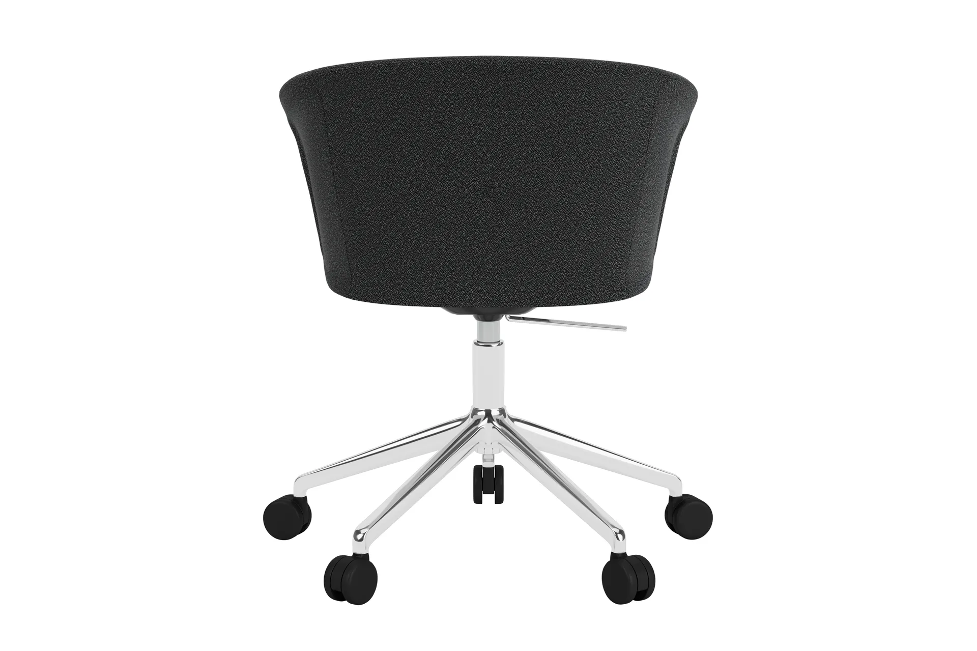 Sedia da ufficio Kendo Swivel con 5 ruote, Graphite-polished aluminium Hem