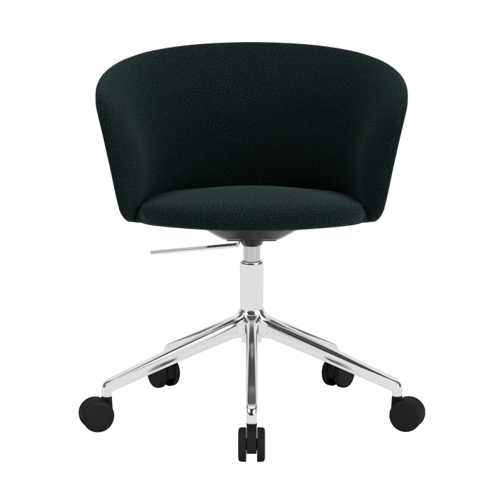 Sedia da ufficio Kendo Swivel con 5 ruote - Pine-polished aluminium - Hem