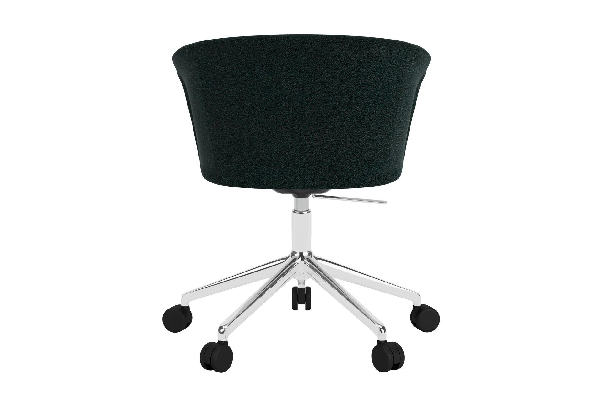 Sedia da ufficio Kendo Swivel con 5 ruote, Pine-polished aluminium Hem