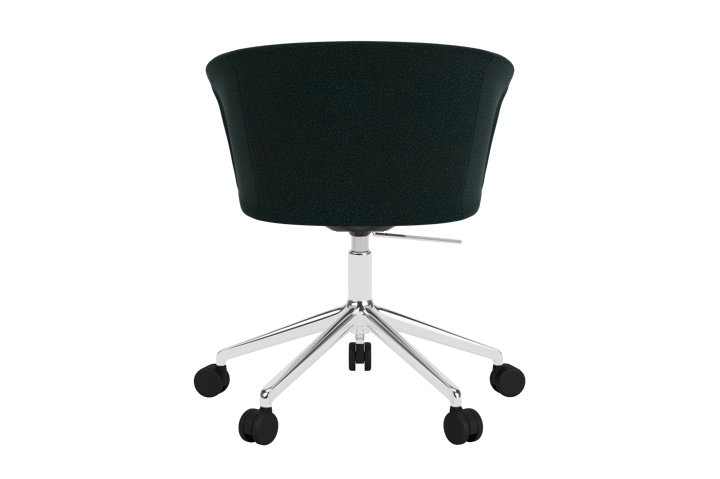 Sedia da ufficio Kendo Swivel con 5 ruote, Pine-polished aluminium Hem