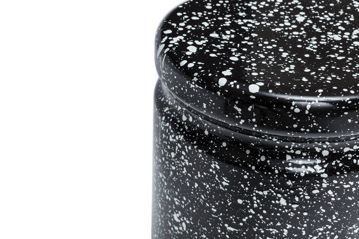 Sgabello Last Ø32x44 cm, Black-white splatter Hem