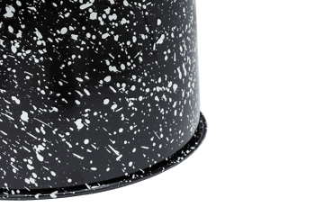 Sgabello Last Ø32x44 cm - Black-white splatter - Hem