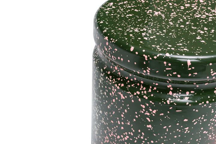 Sgabello Last Ø32x44 cm, Green-pink splatter Hem