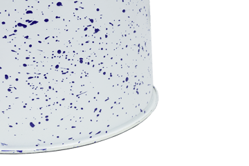 Sgabello Last Ø32x44 cm - White-blue splatter - Hem