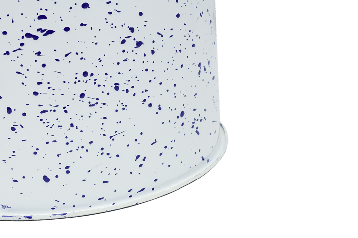 Sgabello Last Ø32x44 cm, White-blue splatter Hem