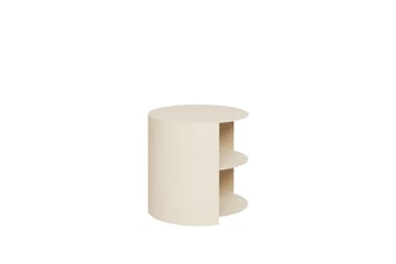 Tavolino Hide Ø38x41 cm - Light ivory textured - Hem