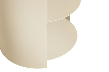 Tavolino Hide Ø38x41 cm - Light ivory textured - Hem