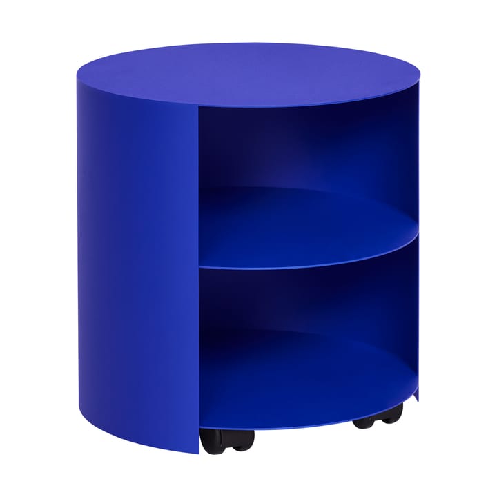 Tavolino Hide Ø38x41 cm - Ultramarine blue textured - Hem