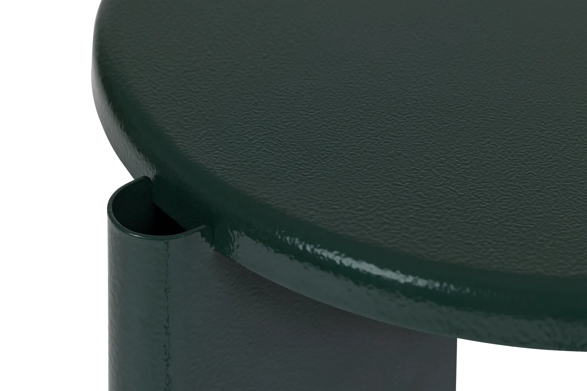 Tavolino Lolly 56 cm, Black green gloss Hem