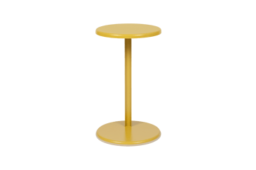 Tavolino Lolly 56 cm - Ochre yellow gloss - Hem