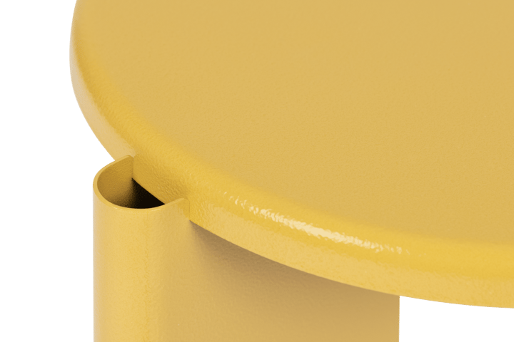 Tavolino Lolly 56 cm, Ochre yellow gloss Hem