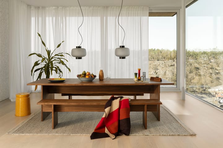 Tavolo da pranzo Bookmatch 220 cm, Noce Hem